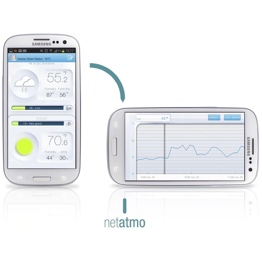 Stazione Meteo per Smartphone con Sensore Esterno Wireless Colore Grigio - Foto 2
